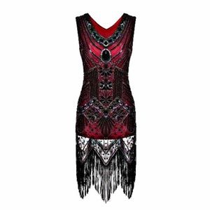 Vintage Style 1920 Beaded Flapper Dress NWT